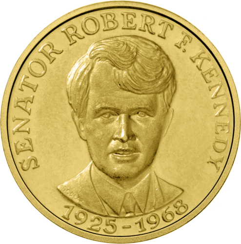 1968 JAV Robert F. Kennedy Memorial Gold Coin (1)