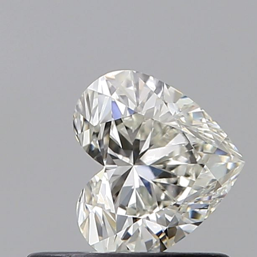 0.52 carat I-VVS2 Natūralus Heart Deimantas (1)