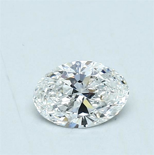 0.53 carat E-SI1 Natūralus Oval Deimantas (1)