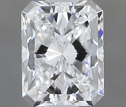 0.5 carat E-VVS1 Natūralus Radiant Deimantas (1)