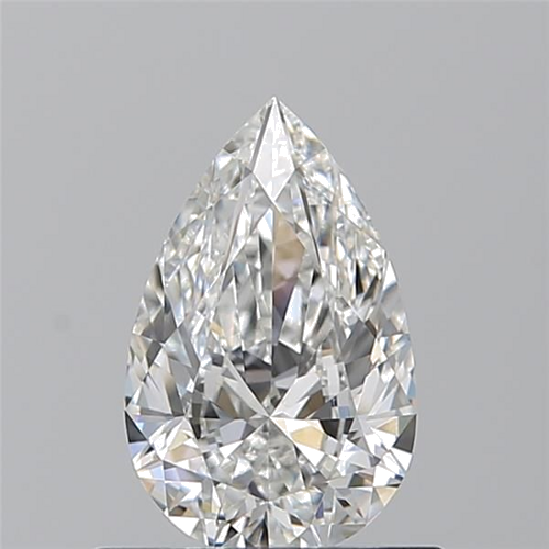 0.7 carat G-VS2 Natūralus Pear Deimantas (1)