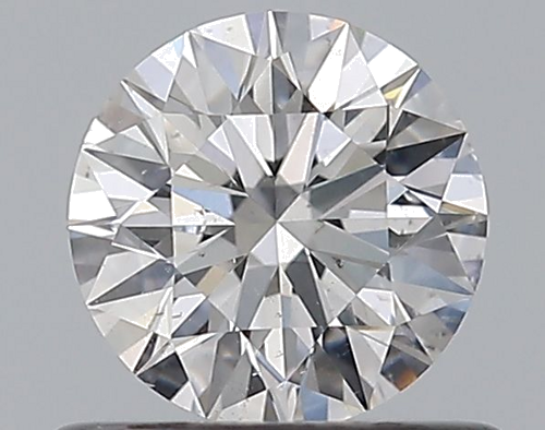 0.53 carat E-SI2 Excellent cut Natūralus Round Deimantas (1)