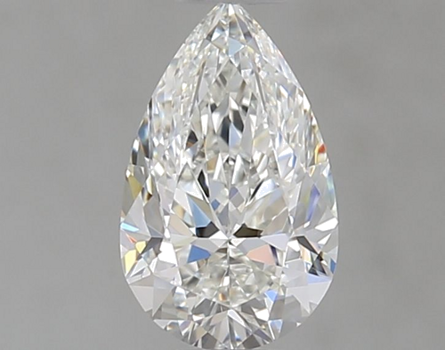 0.58 carat H-VVS1 Natūralus Pear Deimantas (1)