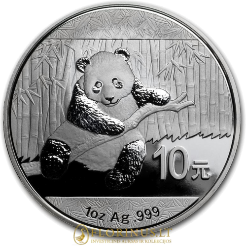 2014 Panda China 10 Yuan 1 oz silver coin (1)