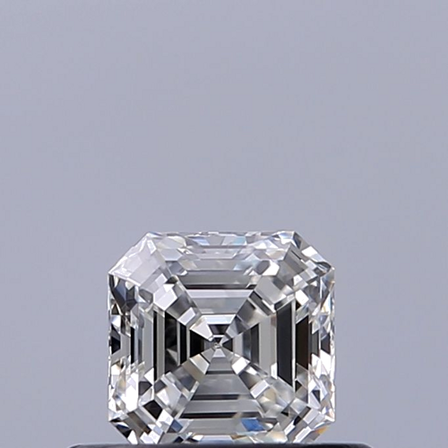 0.37 carat F-VVS2 Natūralus Asscher Deimantas (1)