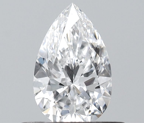 0.4 carat D-VS2 Natūralus Pear Deimantas (1)