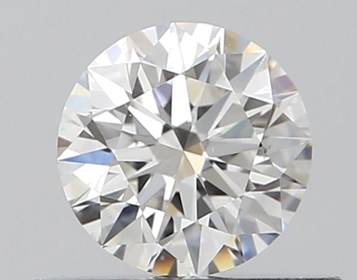 0.43 carat F-SI1 Excellent cut Natūralus Round Deimantas (1)