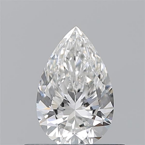 0.5 carat G-VS2 Natūralus Pear Deimantas (1)