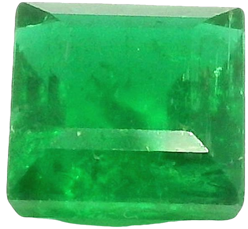 0.44 carat GREEN Square Smaragdas (1)