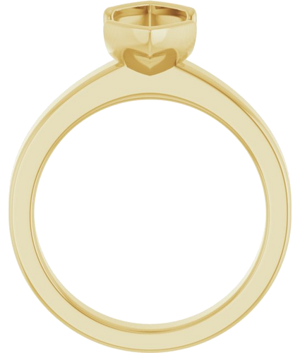 Sužadėtuvių Žiedas „Half-Bezel Solitaire“ 14k yellow gold Marquise 13mm x 6.5mm (2)