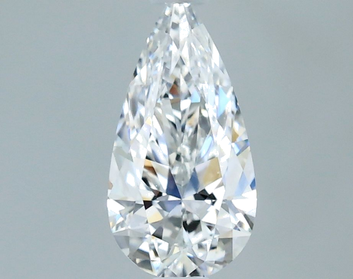 0.5 carat E-VS2 Natūralus Pear Deimantas (1)