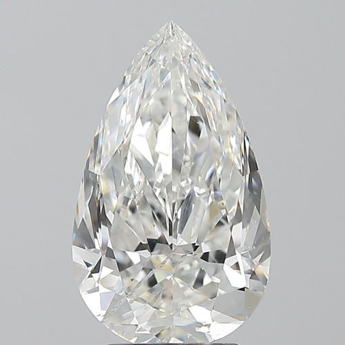 3.5 carat G-SI2 Natūralus Pear Deimantas (1)