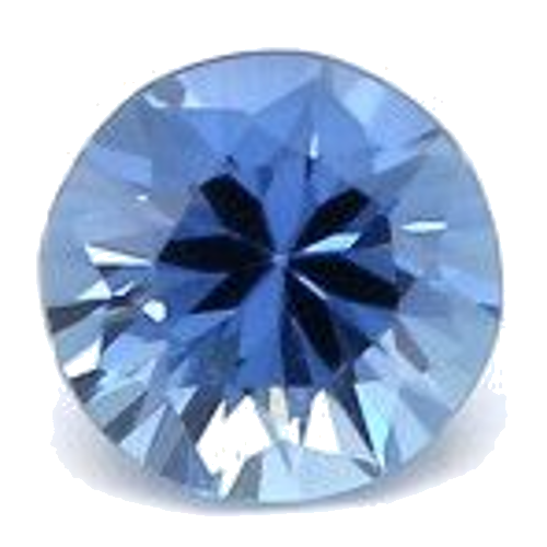 0.24 carat BLUE BRILLIANT cut Round Safyras (1)