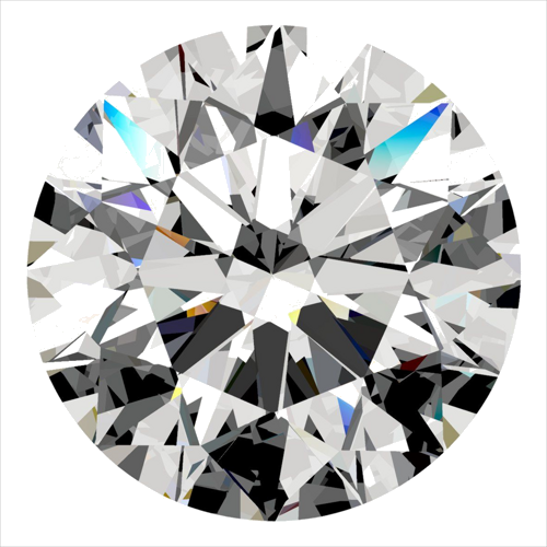 0.34 carat F-VS2 Excellent cut Natūralus Round Deimantas (1)