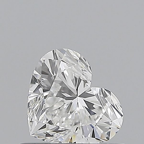 0.61 carat E-VVS2 Natūralus Heart Deimantas (1)