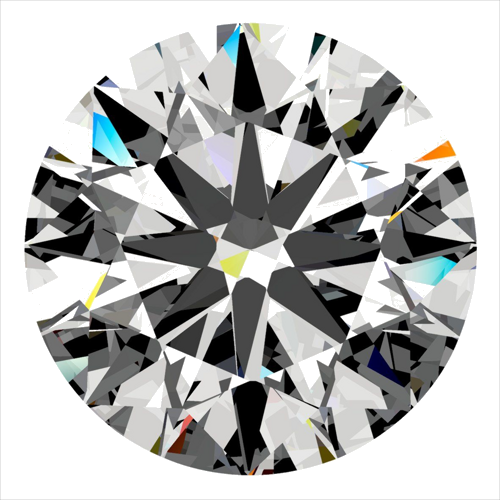 0.3 carat H-SI1 Very Good cut Natūralus Round Deimantas (1)