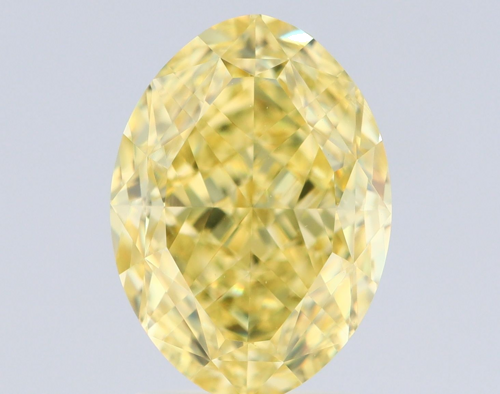 3.01 carat Fancy Intense Yellow-VVS1 Natūralus Oval Deimantas (1)