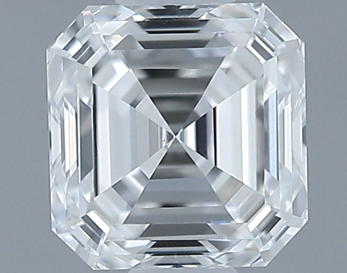 0.5 carat F-VS1 Natūralus Asscher Deimantas (1)