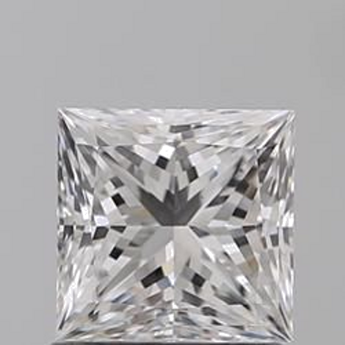1.01 carat D-VS1 Natūralus Princess Deimantas (1)
