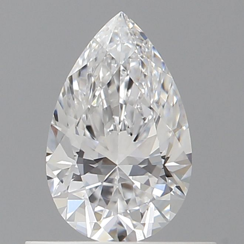 0.55 carat D-VVS1 Natūralus Pear Deimantas (1)