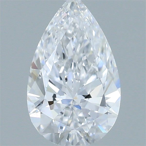 0.41 carat D-IF Natūralus Pear Deimantas (1)