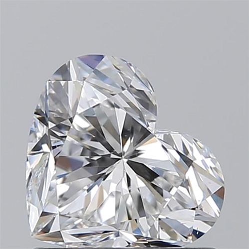 1.01 carat E-VS2 Natūralus Heart Deimantas (1)