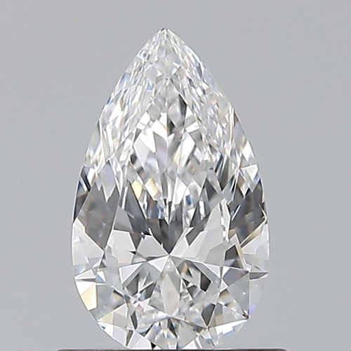 0.7 carat D-IF Natūralus Pear Deimantas (1)