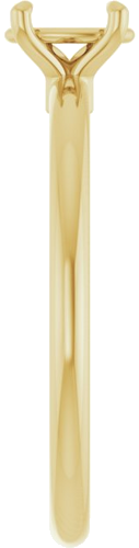 Sužadėtuvių Žiedas „Claw-Prong“ 14k yellow gold Oval 6mm x 4mm (4)