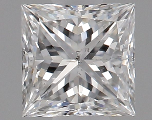 0.31 carat E-SI2 Natūralus Princess Deimantas (1)