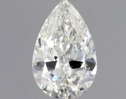0.52 carat F-VVS2 Natūralus Pear Deimantas (1)