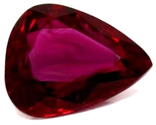 0.58 carat RED Pear Rubinas (1)