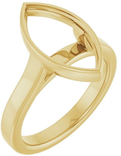 Sužadėtuvių Žiedas „Bezel-Set Solitaire“ 14k yellow gold Marquise 15mm x 7.5mm (1)