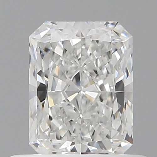 0.52 carat F-VVS2 Natūralus Radiant Deimantas (1)