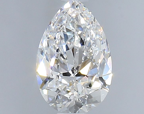 0.7 carat D-VVS1 Natūralus Pear Deimantas (1)