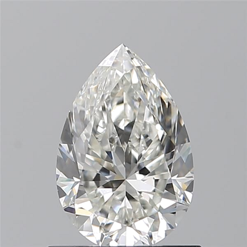 0.9 carat I-VVS1 Natūralus Pear Deimantas (1)