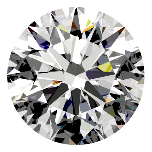 0.41 carat F-IF Excellent cut Natūralus Round Deimantas (1)