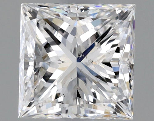 0.7 carat D-SI1 Natūralus Princess Deimantas (1)