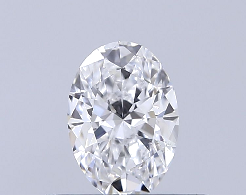 0.4 carat D-SI1 Natūralus Oval Deimantas (1)