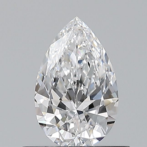 0.5 carat D-VVS2 Natūralus Pear Deimantas (1)