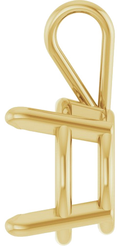 Pakabukas „Round 4-Prong Basket“ 14k yellow gold Round 10.5mm (3)