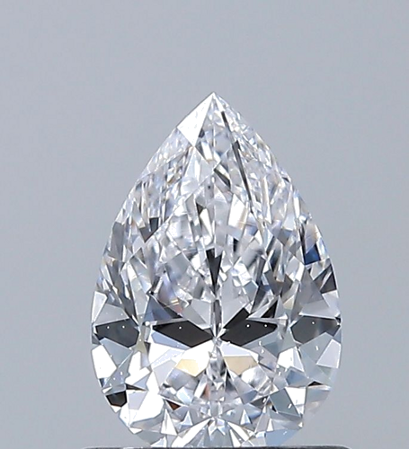 0.7 carat D-SI2 Natūralus Pear Deimantas (1)