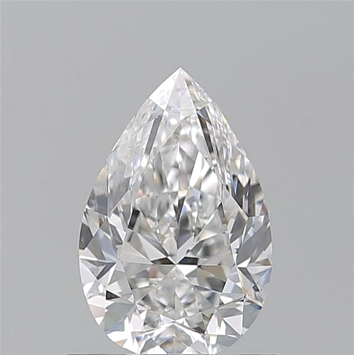 0.91 carat F-SI1 Natūralus Pear Deimantas (1)