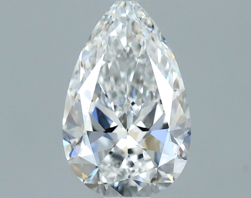 0.5 carat E-VVS2 Natūralus Pear Deimantas (1)