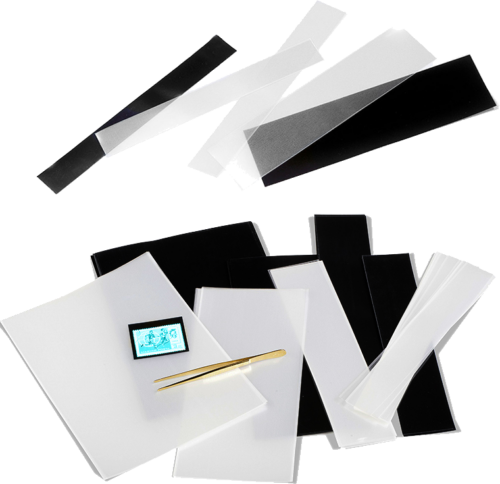 210 шт. филателистических полосок разной высоты (1)