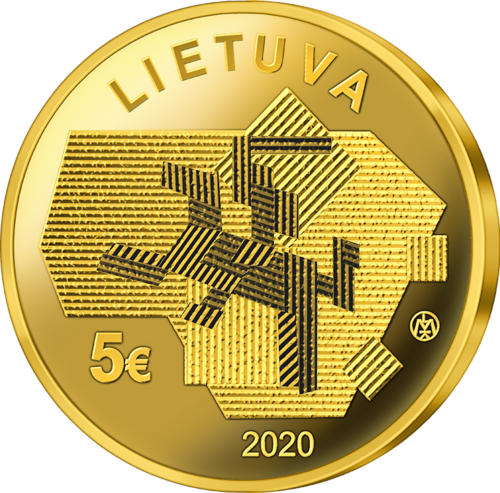 2020 Lietuva Žemės ūkio mokslai 5 eurų auksinė moneta (2)