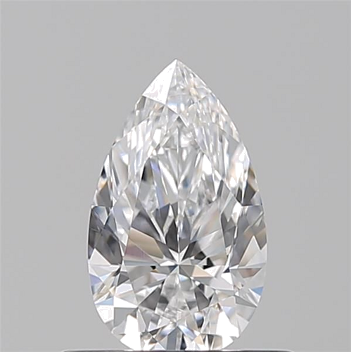 0.54 carat D-VVS2 Natūralus Pear Deimantas (1)