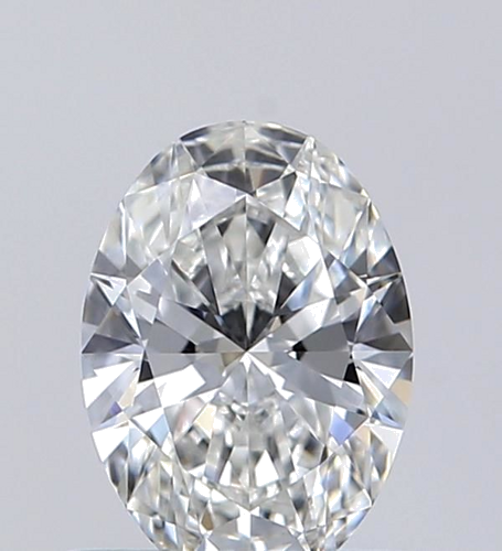 0.51 carat F-VVS2 Natūralus Oval Deimantas (1)