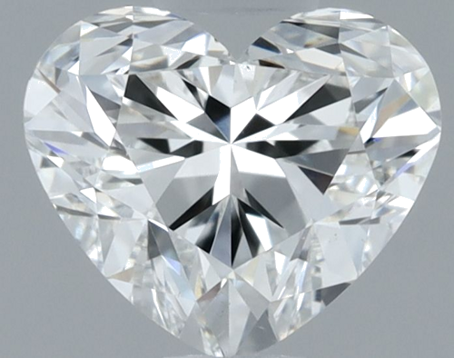 0.83 carat H-VS2 Natūralus Heart Deimantas (1)