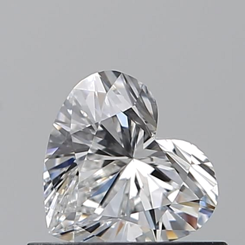 0.5 carat E-VVS1 Natūralus Heart Deimantas (1)