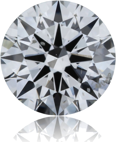 0.4 carat F-SI2 Very Good cut Natūralus Round Deimantas (1)